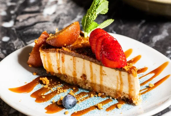 Gulab Jamun Biscoff Cheesecake