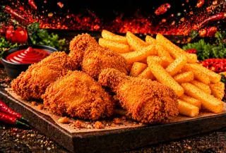 4 Pc Chicken and Chips
