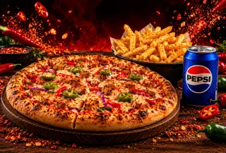 Any 12" Pizza, Chips and Can of Pepsi 330ml
