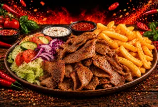 Donner Meat and Chips