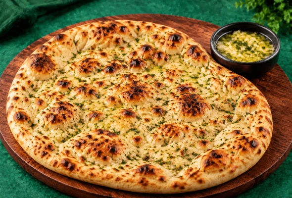 12" Garlic Naan