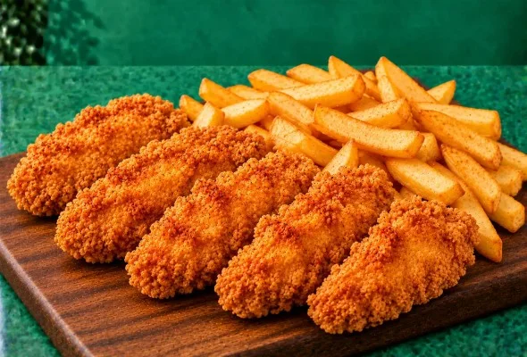 4 Pc Boneless Chicken  and Chips