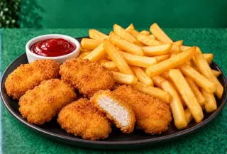 6 Pc Chicken Nuggets and Chips