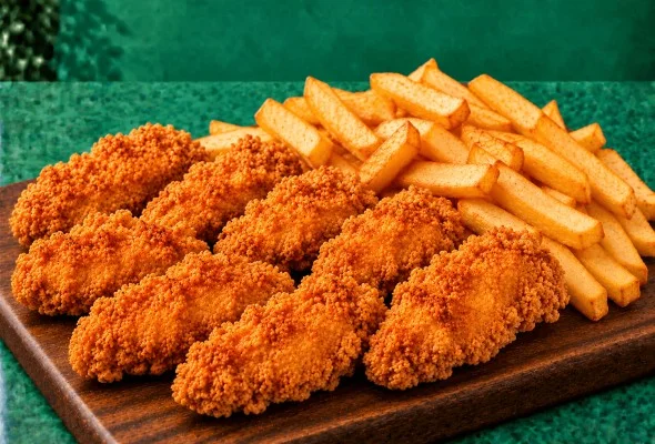 8 Pc Boneless Chicken  and Chips