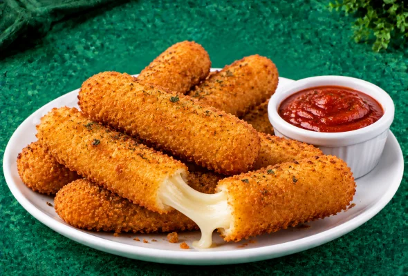 Breaded Mozzarella Sticks