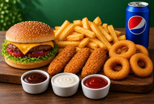 Cheese Burger Munch Box