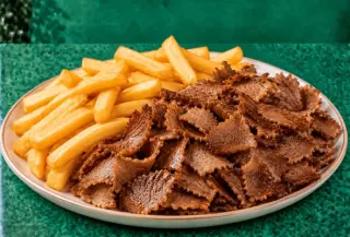 Doner Meat and Chips Medium