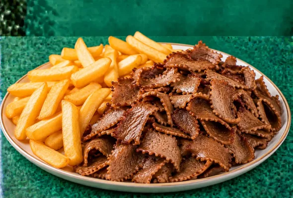 Doner Meat and Chips