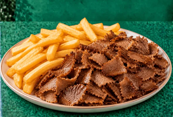 Doner Meat and Chips Medium