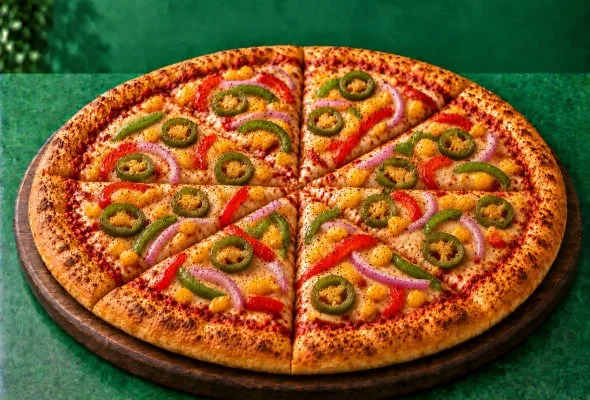 Vegetarian Hot One Pizza
