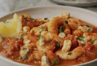 Prawns Saganaki